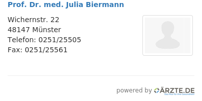 Prof dr med julia biermann