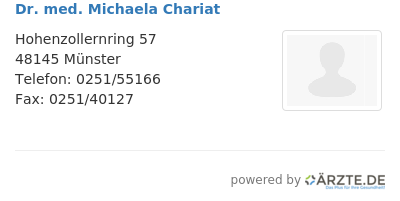 Dr med michaela chariat