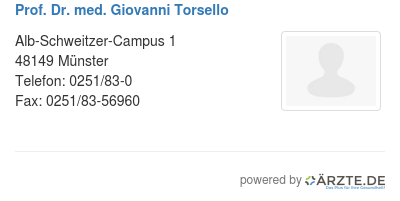Prof dr med giovanni torsello 426701
