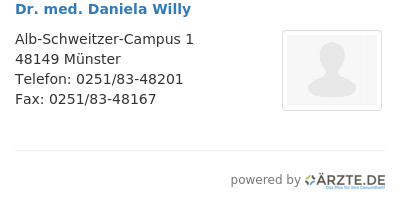 Dr med daniela willy