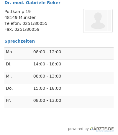 Dr med gabriele reker