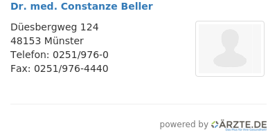 Dr med constanze beller