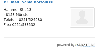Dr med sonia bortolussi