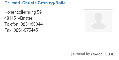 Dr med christa groning nolte