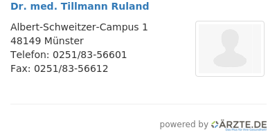 Dr med tillmann ruland