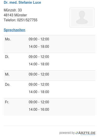 Dr med stefanie luce