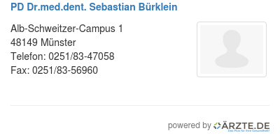 Pd dr med dent sebastian buerklein 550062