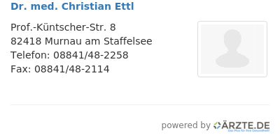 Dr med christian ettl