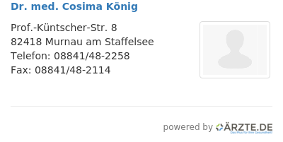 Dr med cosima koenig