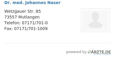 Dr med johannes naser 650897