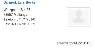 Dr med lars becker 529277