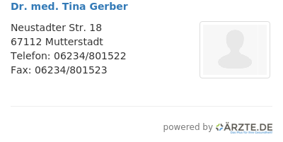 Dr med tina gerber 602902