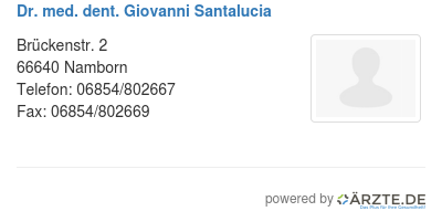 Dr med dent giovanni santalucia