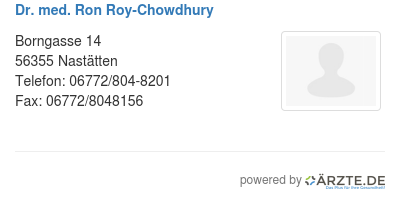 Dr med ron roy chowdhury