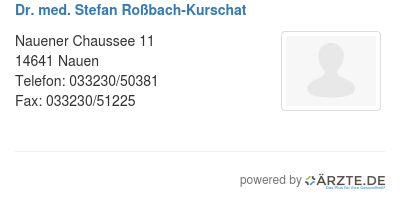 Dr med stefan rossbach kurschat