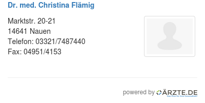 Dr med christina flaemig
