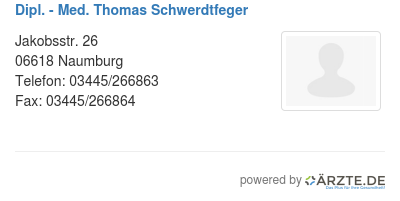 Dipl med thomas schwerdtfeger