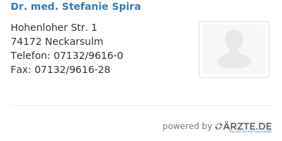 Dr med stefanie spira