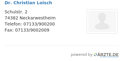 Dr christian loisch 652620
