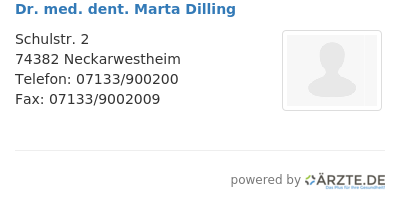 Dr med dent marta dilling 652616