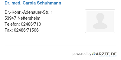 Dr med carola schuhmann