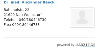 Dr med alexander beeck 672478