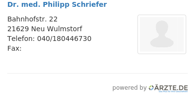 Dr med philipp schriefer 573606