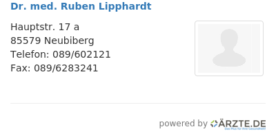 Dr med ruben lipphardt