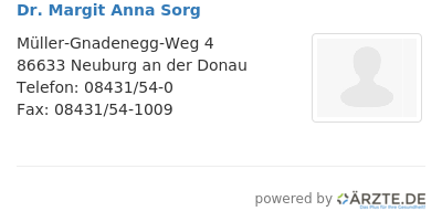 Dr margit anna sorg
