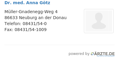 Dr med anna goetz