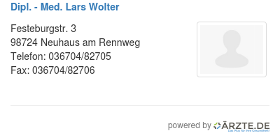 Dipl med lars wolter