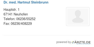 Dr med hartmut steinbrunn