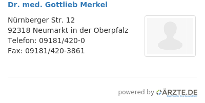 Dr med gottlieb merkel