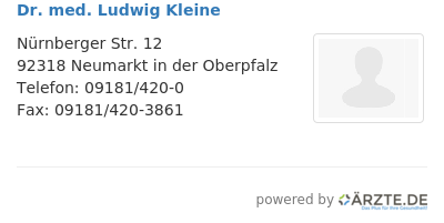 Dr med ludwig kleine