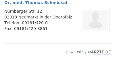 Dr med thomas schmickal