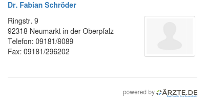 Dr fabian schroeder