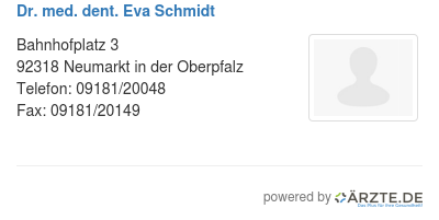 Dr med dent eva schmidt 322678