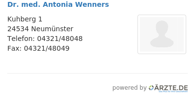 Dr med antonia wenners 667876