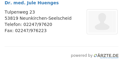 Dr med jule huenges