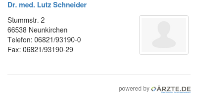 Dr med lutz schneider 293205