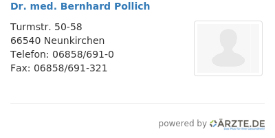 Dr med bernhard pollich