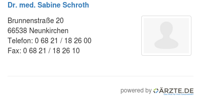 Dr med sabine schroth