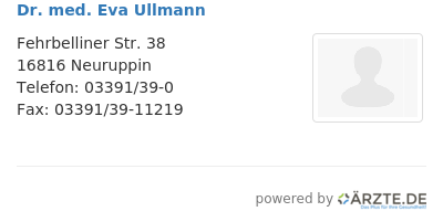 Dr med eva ullmann