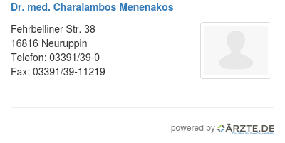 Dr med charalambos menenakos