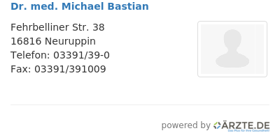 Dr med michael bastian