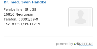 Dr med sven handke