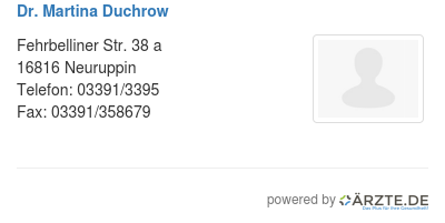 Dr martina duchrow