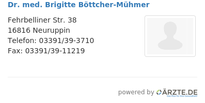Dr med brigitte boettcher muehmer