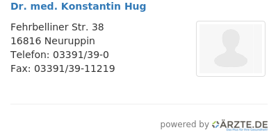 Dr med konstantin hug