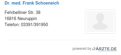 Dr med frank schoeneich 579181